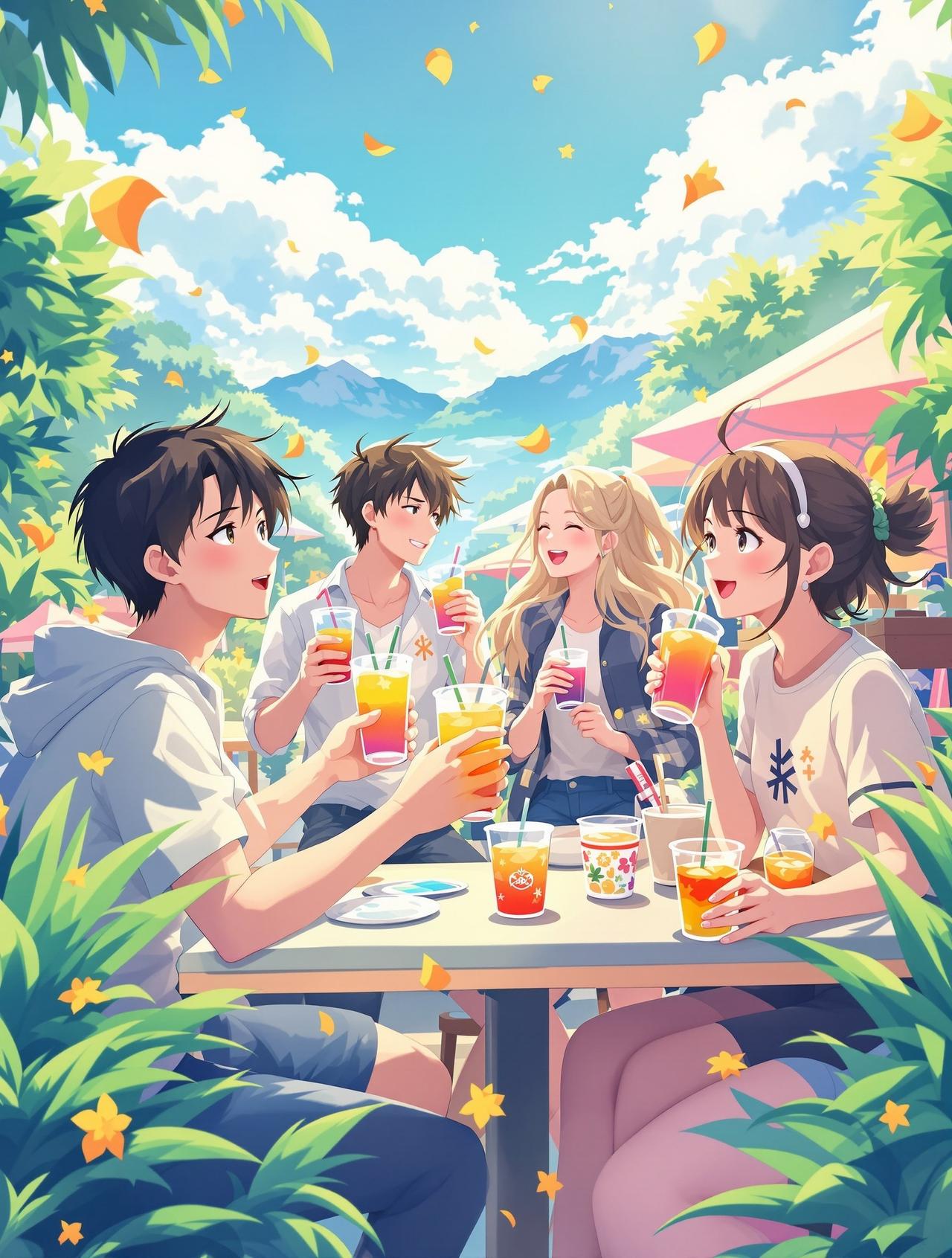 ai电影案例 - 元气森林 × ai电影 场景植入